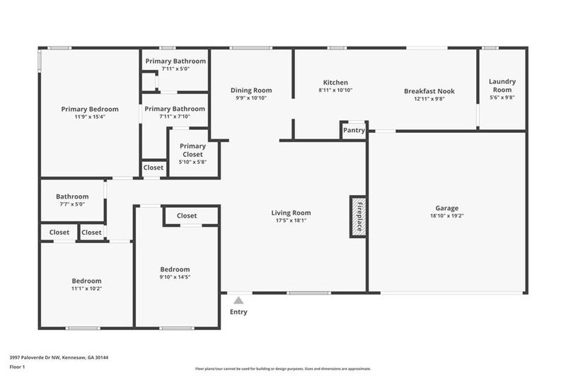 Image for property 3997 Paloverde Drive, Kennesaw, GA 30144