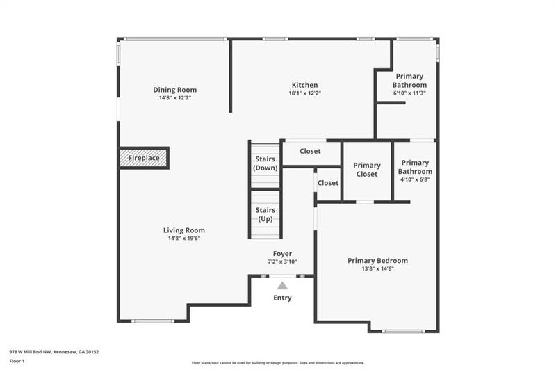 Image for property 978 Mill Bend, Kennesaw, GA 30152