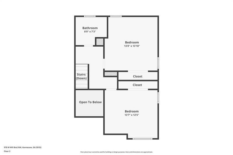 Image for property 978 Mill Bend, Kennesaw, GA 30152