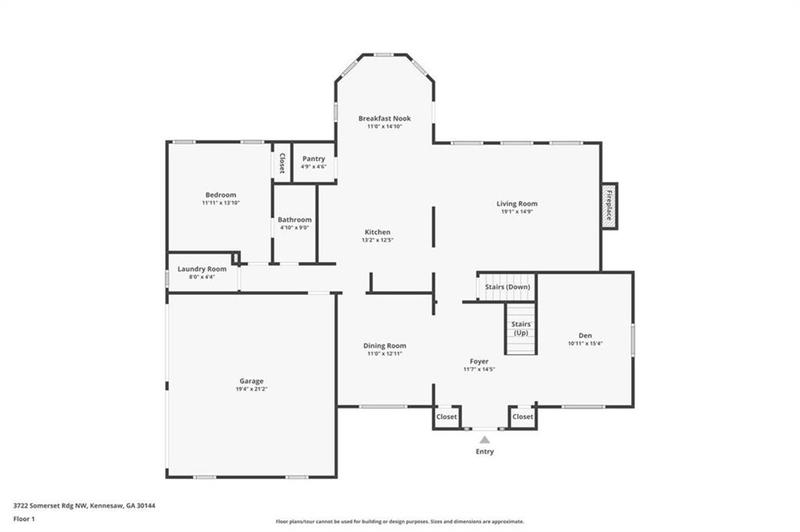 Image for property 3722 Somerset Ridge, Kennesaw, GA 30144