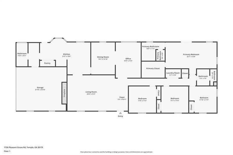 Image for property 1736 Pleasant Grove Road, Temple, GA 30179