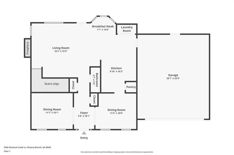 Image for property 5526 Chestnut Creek Lane, Flowery Branch, GA 30542