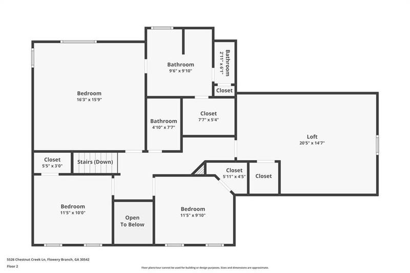 Image for property 5526 Chestnut Creek Lane, Flowery Branch, GA 30542