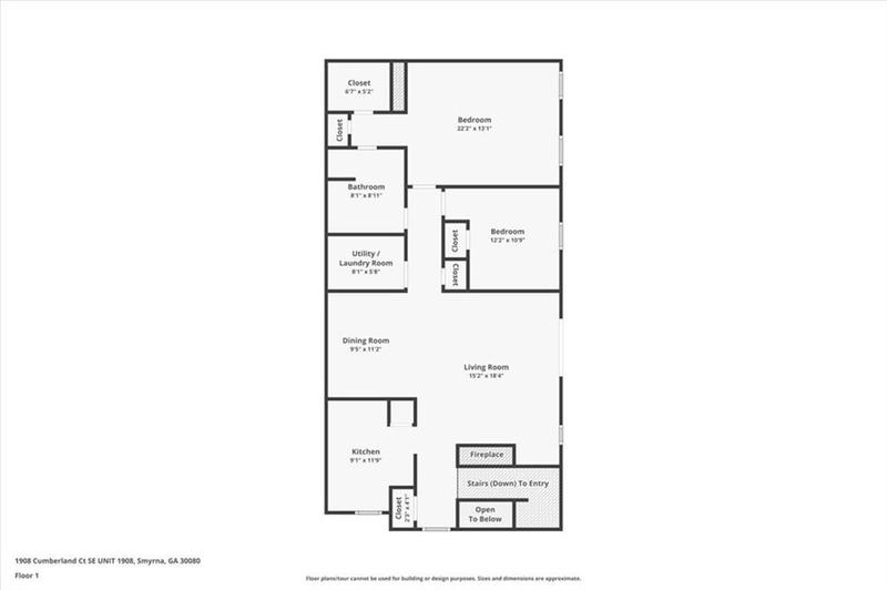 Image for property 1908 Cumberland Court, Smyrna, GA 30080