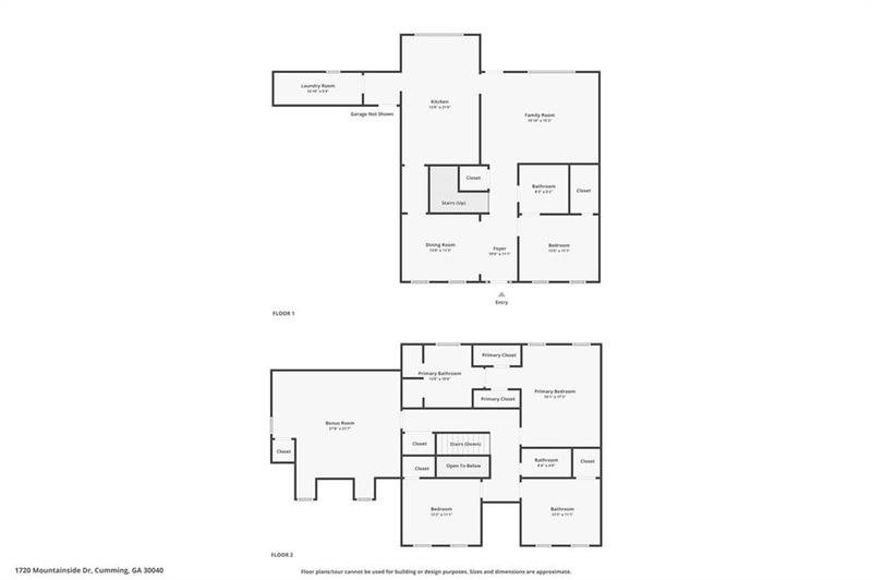 Image for property 1720 MOUNTAINSIDE Drive, Cumming, GA 30040