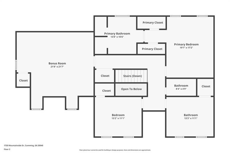 Image for property 1720 MOUNTAINSIDE Drive, Cumming, GA 30040