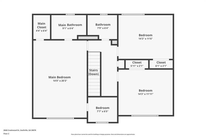 Image for property 2848 Creekwood Drive, Snellville, GA 30078