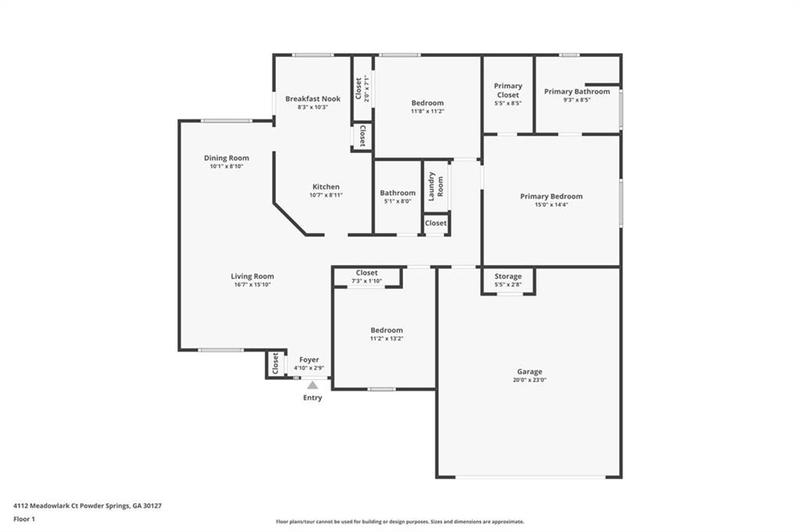 Image for property 4112 Meadowlark Court, Powder Springs, GA 30127