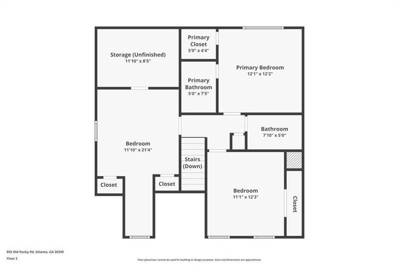 Image for property 855 Old Rocky Road, South Fulton, GA 30349
