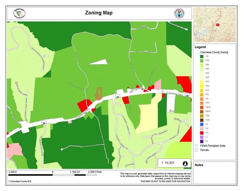 Image for property 3823 CUMMING Highway, Canton, GA 30115