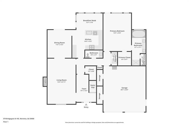 Image for property 979 Bridgegate Drive, Marietta, GA 30068