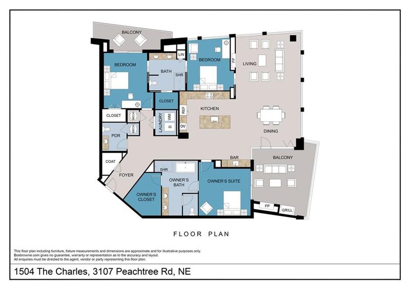 Image for property 3107 Peachtree Road 1504, Atlanta, GA 30305