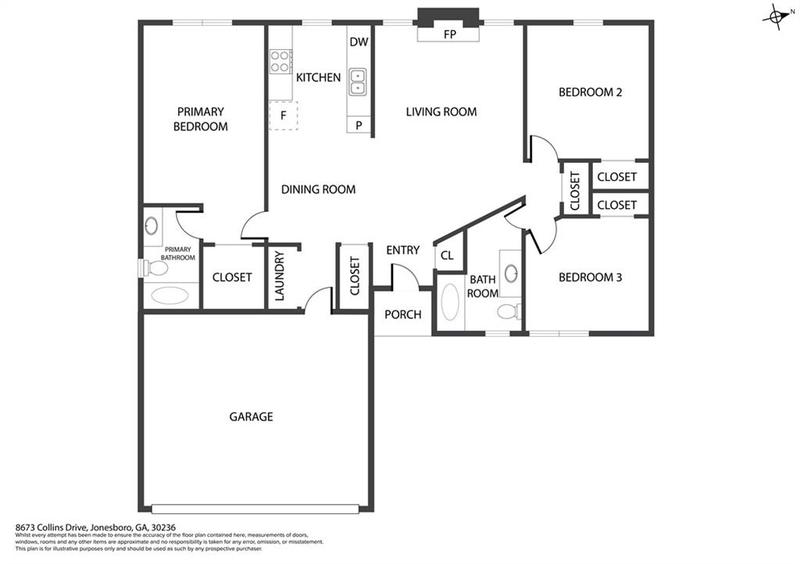 Image for property 8673 Collins Drive, Jonesboro, GA 30236